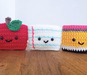 Cadeaux de professeur crochet Pot à crayons Papier Café Décoration de la maison confortable - Product Image 5