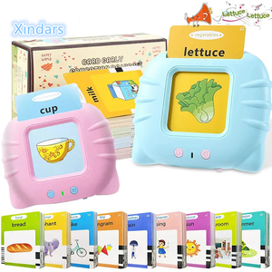 Cartes flash sensorielles parlantes pour enfants d'âge préscolaire, anglais, arabe, français, allemand, portugais, thaï, jouets éducatifs - Product Image 2