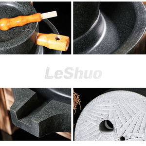 <span class=keywords><strong>Molino</strong></span> <span class=keywords><strong>de</strong></span> <span class=keywords><strong>Piedra</strong></span> Manual con Marco <span class=keywords><strong>de</strong></span> Madera Vintage, Molinillo Retro Hecho a Mano para Leche <span class=keywords><strong>de</strong></span> Soja, Rollos <span class=keywords><strong>de</strong></span> Arroz, Uso Doméstico - Product Image 5