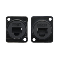 Adaptateur Ethernet RJ45 femelle mural pour panneau, connecteur Wifi, prise murale, prix de la machine