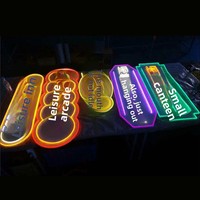 Enseignes lumineuses LED néon personnalisées, panneaux publicitaires, éclairage d'ambiance pour bars et restaurants, lumières murales tendance, conception gratuite, fabrication chinoise, montage mural