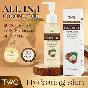 Aceite Corporal de Coco TWG, Superventas, Todo en Uno, 120 ml, Aceite Hidratante para Masajes Corporales, Aceite Corporal Humectante de Coco - Product Image 2
