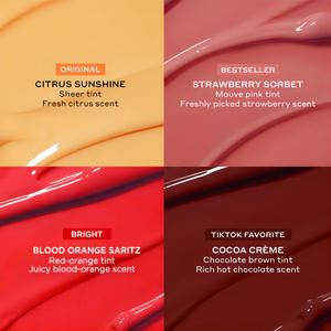 Logotipo personalizado Polipéptido Hidratante 4 colores Fruta Mantequilla Regordeta Hidratante Esmalte labial Cuidado labial Aceite labial - Product Image 3