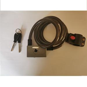 Cerradura electrónica inteligente para bicicleta, bloqueo con huella dactilar, aplicación de <span class=keywords><strong>Cable</strong></span>, para Scooter, motocicleta, 120x68x40cm, <span class=keywords><strong>Micro</strong></span> USB, 1 unidad - Product Image 1