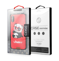 Petit quantité minimale de commande étui de téléphone portable en PET personnalisé avec trou de suspension d'emballage Fenêtre blister recyclable Produits électroniques grand public