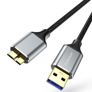 <span class=keywords><strong>Cable</strong></span> USB 3.0 Micro B de 1.5 pies - <span class=keywords><strong>Cable</strong></span> de Alta Velocidad de 5 Gbps USB a Micro B para <span class=keywords><strong>Disco</strong></span> <span class=keywords><strong>Duro</strong></span> - Product Image 1