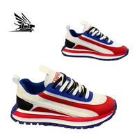 Chaussures décontractées de sport d'été pour hommes Respirant Mesh All-Match Design à la mode avec semelle intérieure EVA Semelle épaisse