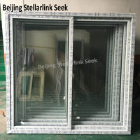 Ventana Corredera de UPVC con Aislamiento Térmico Excelente, Doble Vidrio, Reducción de Ruido, Núcleo de Acero Resistente y Duradero para Edificios Residenciales