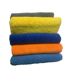 Vernis de nettoyage <span class=keywords><strong>extra</strong></span> doux sans bord 400 Gsm 80/20 Séchage 350Gsm Micro Fibre Micro Fibre Long Court Serviette en microfibre - Product Image 6