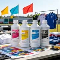 Fabricant d'encre de sublimation OBW pour l'impression textile en polyester, couleurs vives, 1000 ml, encre textile numérique pour Epson I3200A1