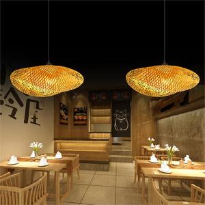 Personnalisé bambou tissé rustique B & B salle à manger <span class=keywords><strong>suspension</strong></span> classique chapeau de <span class=keywords><strong>paille</strong></span> salon de thé ferme e27 <span class=keywords><strong>suspension</strong></span> - Product Image 6