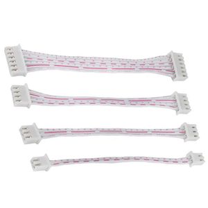 OEM kabel pita datar bergaris merah putih dengan konektor JST XH2.54mm - Product Image 2