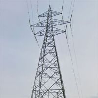 Torre de Transmisión de Acero Galvanizado de 4 Patas con Pernos para Líneas de Alta Tensión e Interconexión de Redes Eléctricas