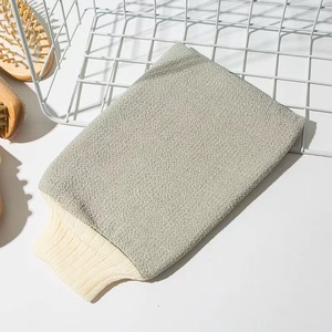 Nouveaux Gants <span class=keywords><strong>de</strong></span> Douche Tissés Doubles Tendance en Fibres Exfoliantes pour le Corps, Loofa pour Spa, Massage et Brosses <span class=keywords><strong>de</strong></span> Bain - Product Image 3