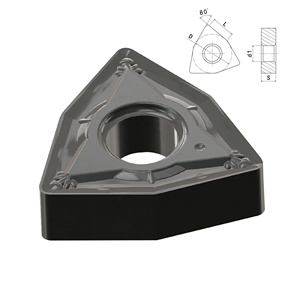 Vulcan Carbide chèn công cụ chuyển W hình dạng Carbide chèn wnmg160804 PVD tráng cho thép không gỉ cho máy tiện CNC - Product Image 2