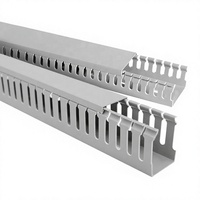 Goulotte électrique en PVC ignifuge colorée à fentes CNPNJI 20*15mm pour protection de câbles souterrains