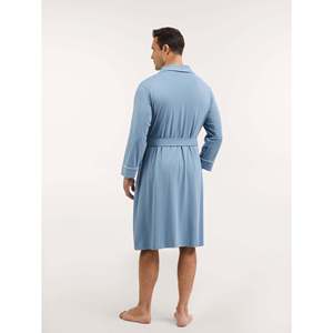 Vente Flash : Peignoir Premium pour Homme en Coton Bambou Tricoté à Manches Longues – Robe de Chambre, Peignoir de Spa – Fabricant Vietnamien - Product Image 5