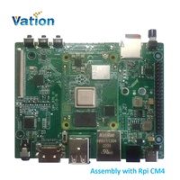 Module de calcul Raspberry Pi 4 CM4 Carrier IO Board Base MIPI Display Driver Onboard CSI DSI RTC USB RJ45