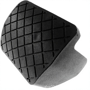 Tapis de sol en caoutchouc antidérapant pour voiture Volkswagen, pédale de frein et d'embrayage, 1K0723173B, motif géométrique, pièce unique - Product Image 4