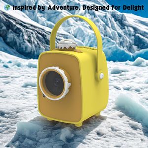 Mini Proyector Educativo con Batería de Litio, Forma Redonda Musical, para Niños de 5 a 7 Años, Aprendizaje de Francés e Inglés - Product Image 4