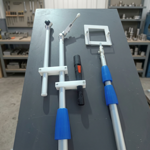 Varilla Telescópica Manual para Muestreo, Sonda de Muestreo Microbiológico Ajustable, para Pruebas Industriales, Ambientales y de Superficies en Laboratorios - Product Image 1
