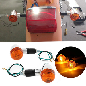 Clignotant avant universel 12V GN125 pour moto, lampe LED <span class=keywords><strong>ambre</strong></span>, remplacement de clignotant, marque OEM, garantie 1 an - Product Image 6