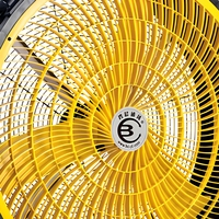 Ventilateur mobile de grande taille en matériau PP haute résistance, portée de 25-30 m, roues universelles flexibles, ventilateur industriel pour atelier, stade