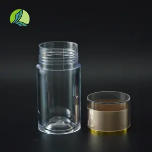 60ml Transparent Cordyceps Sinensis Health Care Product Packaging Bottle PS Capsule Bottle Saffron Food Plastic Bottle