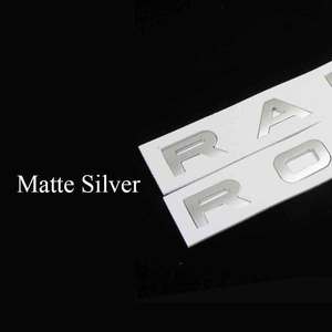 Emblema 3D in ABS Cromato Nero con Logo Range Rover, Lettere per <span class=keywords><strong>Bagagliaio</strong></span>, Griglia Frontale e Cofano, Adesivo Accessorio per Range Rover - Product Image 6