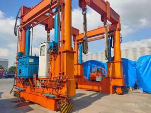 מנוף גשר הידראולי בעל הרמה גבוהה של באו ווי, מסוג מסילה/צמיגים, גובה הרמה 30 מטר, קיבולת 1000 קילוגרם, לטיפול חיצוני ופירוק. - Product Image 3