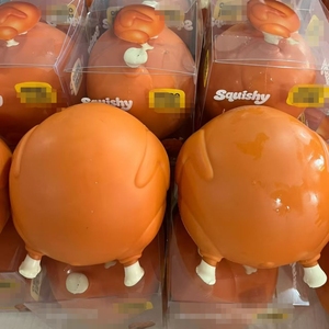 Styling créatif et amusant, petits jouets anti-stress, outils de décompression mignons et de style cartoon, poulet en forme de jambe de bœuf, à pincer et à pétrir. - Product Image 1