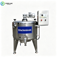 Cuve de pasteurisation pour lait, miel et jus de fruits, Machine de pasteurisation laitière commerciale, Équipement de pasteurisation des œufs