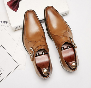 UP-0055J Chaussures habillées tendance pour hommes en cuir véritable 2023 – Idéales pour les fêtes et le bureau - Product Image 2