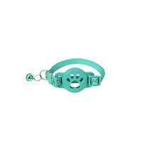 Nouvelle Tendance Collier Réfléchissant pour Chat à Libération Rapide avec Clochette, en Nylon Durable et Réglable, Étui de Protection pour Traceur GPS, Collier pour Animaux de Compagnie