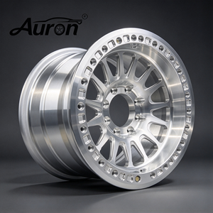 ล้อแม็กซ์อะลูมิเนียมอัลลอย Auron ขนาด 5.25x17 สีดำเงา แบบหล่อขึ้นรูปชิ้นเดียว สำหรับรถยนต์นั่งส่วนบุคคล ล้อฟอร์จ ล้อใหม่ ล้อแบบ OE - Product Image 2