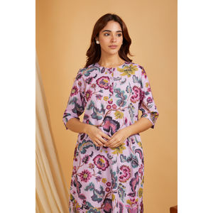 Nouvelle Collection : Ensembles en Corduroy à Imprimé Floral Ethnique pour Femmes – Fournisseur Indien avec Matériaux Recyclés pour la Saison d'Automne - Product Image 5