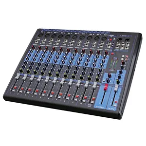 12 Channel DSP professional console digital sound stereo mixer audio mixer console