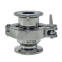 Piège à vapeur sanitaire en acier inoxydable SS316L de haute qualité, raccord à pince 1/2 pouce TC25.2MM, pour l'industrie agroalimentaire, fabriqué en Chine