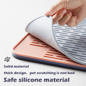 Neues Design Moderne Bedruckte Saugfähige Multifunktionale Wasserdichte Haustier-Leckmatte für Hunde Silikon Fütterungs- & Ruheunterlage - Product Image 6