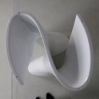 Nouveau design Base de table à manger moderne couleur blanche tulipe dessus de table en marbre pieds de salle à manger en fibre de verre hauteur réglable utilisation hôtelière