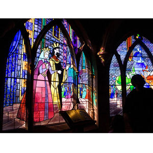 Церковная вилла, новый дизайн, потолочный собор, цветное стекло Тиффани от производителя, высокое качество, декоративное витражное стекло, купол, люк - Product Image 3