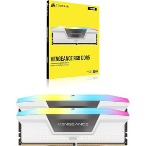คอร์แซร์ เวนเจนซ์ RGB DDR5 32GB 6000MHz หน่วยความจำเดสก์ท็อป สีขาว - Product Image 6