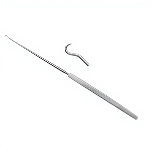 Gillies Skin Hook, 18 cm, afilado, ancho de 3 mm, instrumento quirúrgico de acero inoxidable, retractor de piel para cirugía plástica y reconstructiva - Product Image 1