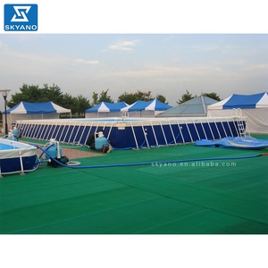 <span class=keywords><strong>Piscina</strong></span> <span class=keywords><strong>desmontable</strong></span> de acero con marco de Metal, grande, comercial, para Parque Acuático sobre el suelo - Product Image 3