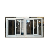 Ventanas de PVC/UPVC con Doble Acristalamiento, Venta al por Mayor de Fábrica, Vidrio Templado, Ventana Horizontal Corredera Insonorizada