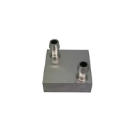 40*40*12mm Châssis Serveur Aluminium Bloc d'Eau Refroidisseur de Liquide CPU Bloc de Refroidissement d'Eau Industriel Plaque de Dissipateur Thermique de Refroidissement de l'Eau