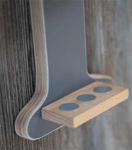 Fusée en bois personnalisée décoration de chambre d'enfant boîte à musique Tonie Toniebox étagère Regal - Product Image 3