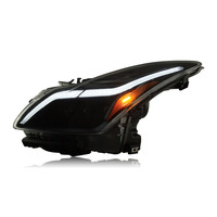 Feux avant de rechange LKS pour Infiniti G37 Coupé deux portes 2008-2015, 12V 90W, avec éclairage dynamique fluide (sans flamme)
