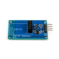 KUNOGSHUN - Componente Electrónico Personalizado ESP8266, Módulo Adaptador WIFI Inalámbrico Serial ESP-01, Adaptadores PCB de 3.3V 5V ESP01