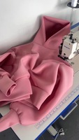 Sweat à capuche unisexe basique en tissu épais avec couche d'air rembourrée en mousse, coupe ample, couleur unie, style streetwear, personnalisable avec votre propre logo